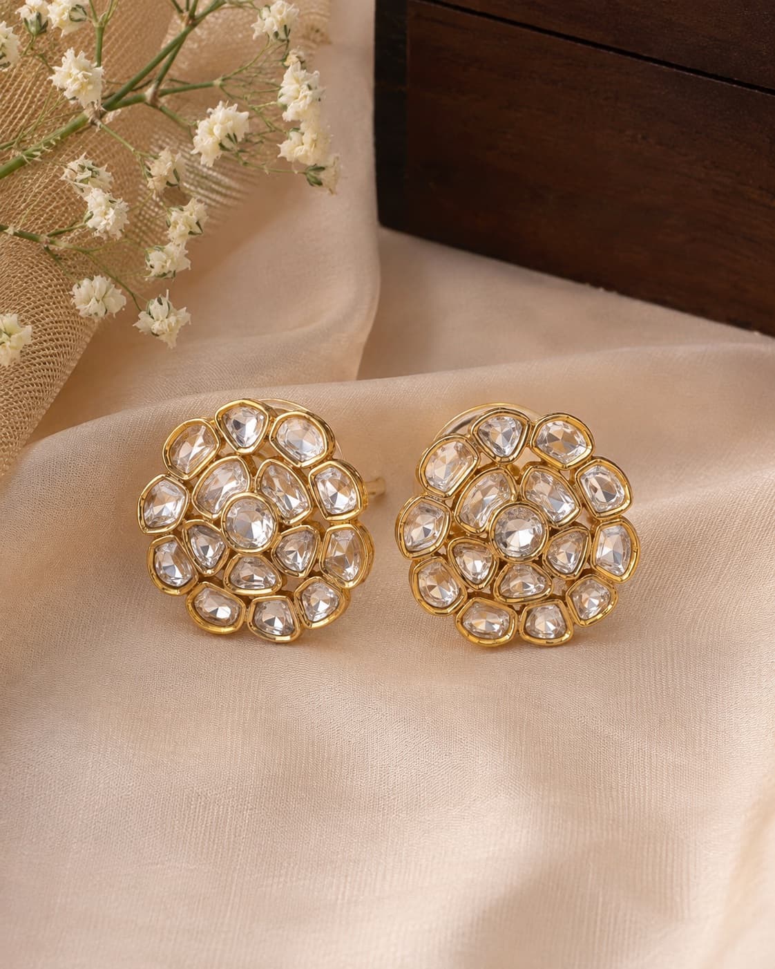 polki-stud-earrings